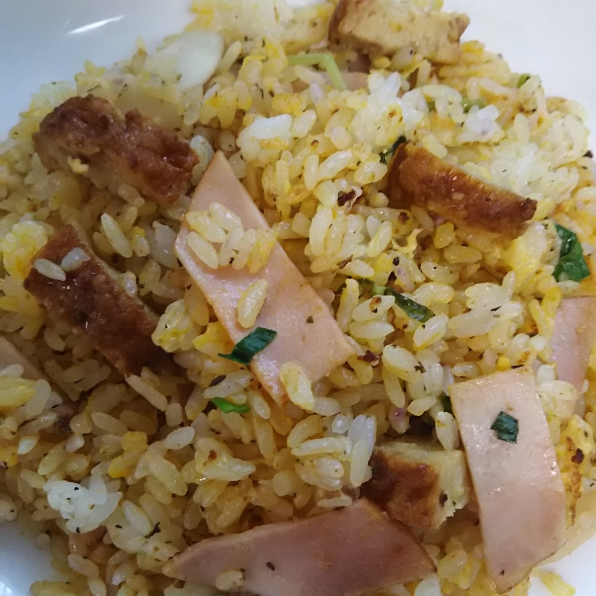 ゴボウ巻きとハムのチャーハン レシピ 作り方 By こころママ 楽天レシピ